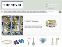 Tablet Screenshot of chenevixjewellery.co.uk